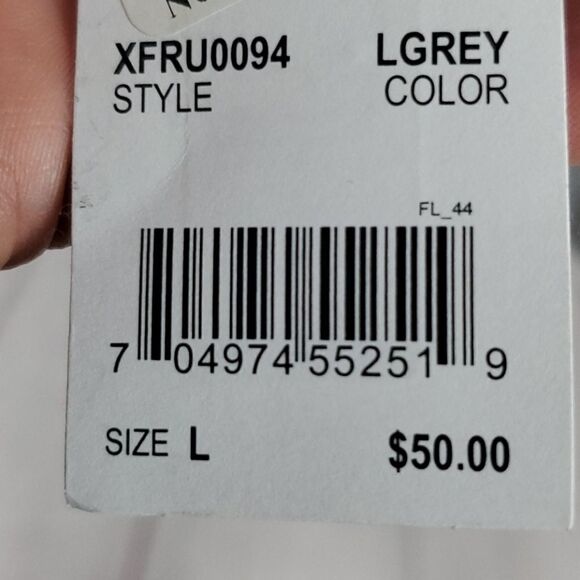 NY Collection, Gray blouse with pearl details, NWT - Picture 7 of 7